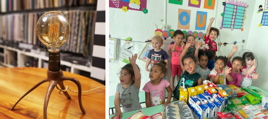 Arte, design e solidariedade: rifa solidária em prol da Escola Casa da Criança Amparo de Fátima